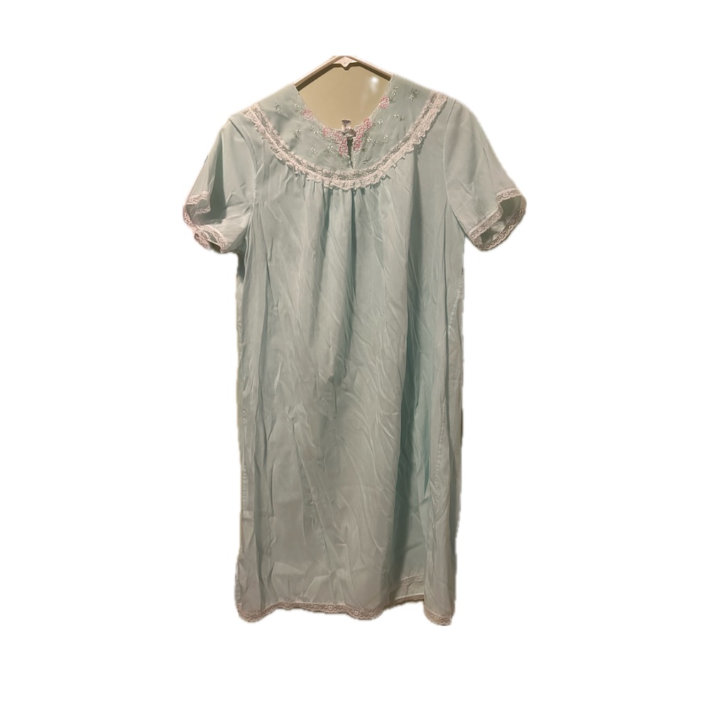 Komar Vintage SZ L baby blue nightgown